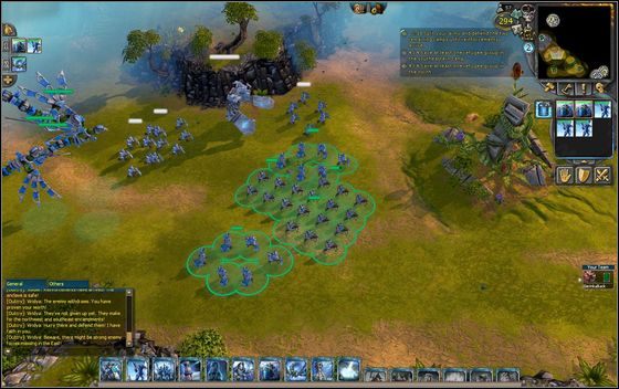 Gdy tam dotrzesz, czekasz na posiłki sterowane przez AI (zegar przy celach misji pokazuje pozostały czas) - [Przykładowy scenariusz] Siege of Hope cz.2 | BattleForge - BattleForge - poradnik do gry