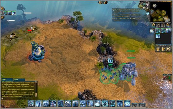 Resztą swojej armii kierujesz się na północ, przywołujesz do pomocy jednego Tremora i dwie drużyny Silverwind Lancers - [Przykładowy scenariusz] Siege of Hope cz.2 | BattleForge - BattleForge - poradnik do gry