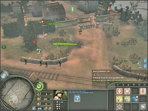 To ogrodzenie zapewni ci dobrą osłonę przed ogniem licznego wroga - Misja 1 - Cauquigny - Zrzut na groblę (cz.1) - Grobla - Company of Heroes: Chwała Bohaterom - poradnik do gry