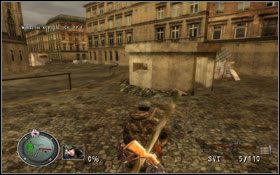 Naszym celem jest zrujnowana konstrukcja na zachodzie [1] - [Opis przejścia] Francuska Katedra | Sniper Elite Berlin 1945 - Sniper Elite: Berlin 1945 - poradnik do gry