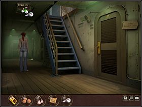 To pralnia, w której nasza bohaterka z dozownika (na lewo od zlewozmywaka) nabiera do wiadra z wodą mydła w płynie - Morze Północne - Rejs statkiem wycieczkowym Calypso (cz.1) - Tajne akta 2: Puritas Cordis - poradnik do gry