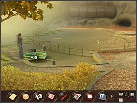 Teraz dziewczyna maszeruje pod rozlewisko dla krokodyli i chcąc przepłoszyć krokodyla z podestu, wrzuca do wody w zagrodzie miśka - Francja- Paryż (cz.3) | Tajne akta 2 Puritas Cordis - Tajne akta 2: Puritas Cordis - poradnik do gry