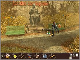 Wreszcie goni do zoo (mapka), gdzie kieruje się na pomost przy łódce i raz jeszcze przyzywa kaczki (ponownie kliknij gwizdkiem na Ninie) - Francja- Paryż (cz.4) | Tajne akta 2 Puritas Cordis - Tajne akta 2: Puritas Cordis - poradnik do gry