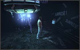 Skorzystaj z pulpitu po lewej i przesuń teleporter do końca w prawo, po czym teleportuj się do ukrytego pomieszczenia - Bolivar Trask (cz.1) | Rozdział 3 Days of Future Beginnings - X-Men Origins: Wolverine - poradnik do gry