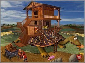 Porozmawiaj z Bercikiem i zabierz drabinę - Etap drugi - Żółwica Urszula | Gobliiins 4 - Gobliiins 4 - poradnik do gry