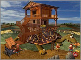 Teraz zabierz deskę leżącą na lewo od Urszuli i użyj jej na szafie - Etap drugi - Żółwica Urszula | Gobliiins 4 - Gobliiins 4 - poradnik do gry