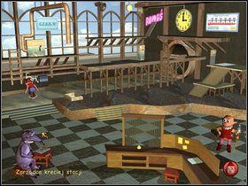 Na krążącego tu szkielet nie zwracaj uwagi - chyba czeka na robala - Etap ósmy - Krecia stacja | Gobliiins 4 - Gobliiins 4 - poradnik do gry