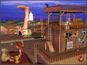 Przyjrzyj się skarpetce , a następnie zbierz z ziemi kamyki - Etap czternasty - Rakieta | Gobliiins 4 - Gobliiins 4 - poradnik do gry