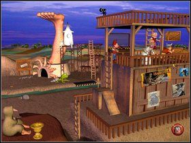 Podnieś leżący po prawej dokument z kosmicznymi współrzędnymi , następnie wyjdź na górę i porozmawiaj z mędrcem Astrosem - Etap czternasty - Rakieta | Gobliiins 4 - Gobliiins 4 - poradnik do gry