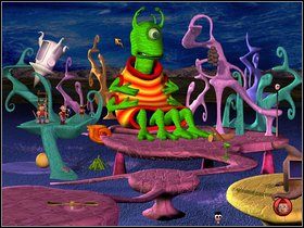 Połóż płaską poiniozę na zboczu, a następnie postaw na niej Sztrenkfa i zaczaruj poiniozę - Etap szesnasty - Wielki Gnurtz | Gobliiins 4 - Gobliiins 4 - poradnik do gry