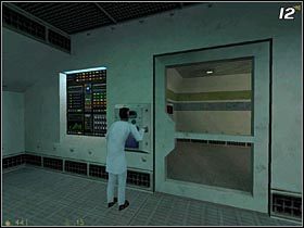 W kolejnym pomieszczeniu przywołaj windę i zjedź na dół - [Opis przejścia Half-Life] Anomalous Materials - Half-Life - poradnik do gry