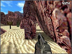 Gdy zabierzesz przedmioty, wróć się do zaminowanej polanki i skieruj się w pobliże tabliczki z napisem Mines - [Opis przejścia Half-Life] Surface Tension - cz. 2 - Half-Life - poradnik do gry