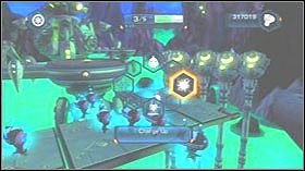 Wskocz na półkę skalną, skręć w prawo i zabij przeciwników - Cragmite Ruins, Planet Reepor | Opis przejścia - Ratchet & Clank: Tools of Destruction - poradnik do gry