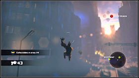 W dalszym ciągu podążaj prosto, a konkretnie w stronę widocznego w oddali dużego krateru - Rozdział 1 - Ascension City Downtown II | Akt 1 Bionic Commando - Bionic Commando - poradnik do gry