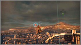 Drugi bonus również odnajdziesz na rusztowaniach, ale tu nie będziesz się już musiał wykazać zdolnościami akrobatycznymi - Rozdział 3 - The Buraq - BOSS | Akt 1 Bionic Commando - Bionic Commando - poradnik do gry