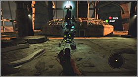 Pojedynek podzielony jest na kilka faz, który niewiele się jednak między sobą różnią - Rozdział 3 - The Buraq - BOSS | Akt 1 Bionic Commando - Bionic Commando - poradnik do gry