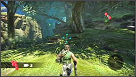 Po dotarciu do miejsca z dużą wysepką skieruj się w lewo - Rozdział 1 - Ascension City Park I | Akt 2 Bionic Commando - Bionic Commando - poradnik do gry