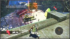 Zbliż się do krawędzi, a pod sobą zobaczysz pole minowe - Rozdział 2 - Ascension City Park III | Akt 2 Bionic Commando - Bionic Commando - poradnik do gry