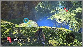 Powróć do stacji przekaźnikowej, udaj się w prawo i zacznij korzystać z zawieszonych w tym miejscu min - Rozdział 2 - Ascension City Park III | Akt 2 Bionic Commando - Bionic Commando - poradnik do gry