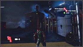 Musisz naturalnie korzystać z rozmieszczonych w okolicy min, co pozwoli Ci zbliżyć się do kolejnego celu misji - Rozdział 3 - Port Anderson II | Akt 2 Bionic Commando - Bionic Commando - poradnik do gry