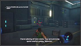 Po znalezieniu się w ogromnej sali ruszaj w prawo - Rozdział 1 - The Vault | Akt 3 Bionic Commando - Bionic Commando - poradnik do gry