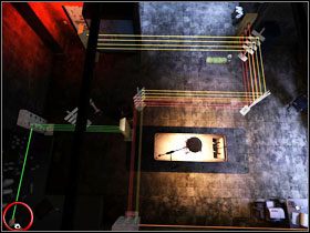 Na podstawce po lewej stronie (przy zielonych wiązkach) rozkładamy reflektor #1 - Rozdział VIII - McPherson (cz.2) | Opis Przejścia | Still Life 2 - Still Life 2 - poradnik do gry