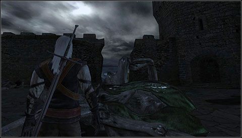 Wyjdź przez bramę (M2 - Wnętrze Kaer Morhen - piętro | Prolog | Solucja Wiedźmin - Wiedźmin: Edycja Rozszerzona - poradnik do gry