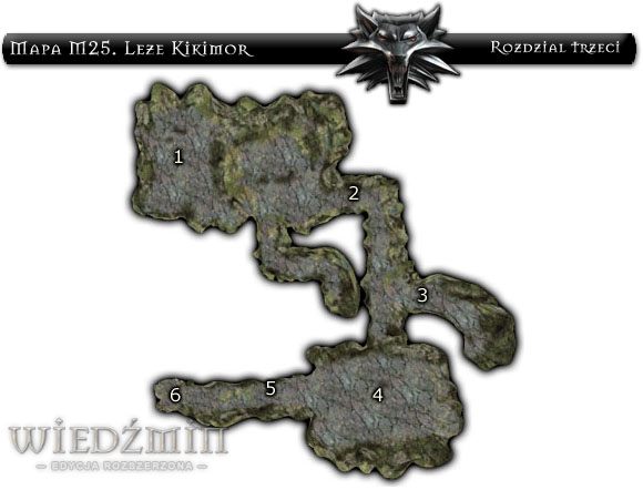1 - Mapa M25 - Leże Kikimor | Rozdział 3 | Solucja Wiedźmin - Wiedźmin: Edycja Rozszerzona - poradnik do gry