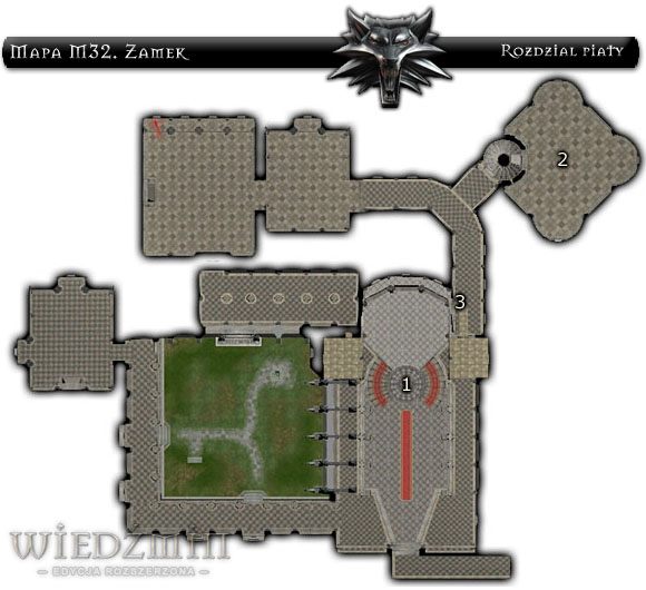 W zamku możesz medytować - opcja w rozmowie z Szambelanem - Mapa M32 - Zamek | Rozdział 5 | Solucja Wiedźmin - Wiedźmin: Edycja Rozszerzona - poradnik do gry
