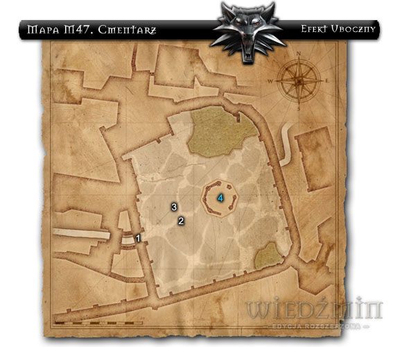 1 - Mapa M47 - Cmentarz | Efekt Uboczny | Solucja Wiedźmin - Wiedźmin: Edycja Rozszerzona - poradnik do gry