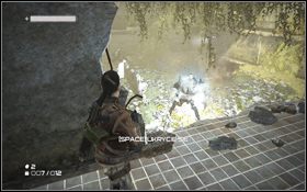 Z uzupełnionym arsenałem stań przy dziurze wychodzącej na dziedziniec [1] - Rozdział 4 - Widoki (cz.1) | Opis przejścia | Terminator Ocalenie - Terminator: Ocalenie - poradnik do gry