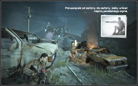 Po przeskoczeniu za kamienny blok spójrz w lewo - Rozdział 1 - Los Angeles 2016 (cz.1) | Opis przejścia | Terminator Ocalenie - Terminator: Ocalenie - poradnik do gry