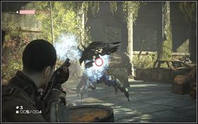 Kontynuuj swój marsz w prawą stronę, ukrywając się za przeszkodami przed ogniem przeciwników [1] - Rozdział 4 - Widoki (cz.4) | Opis przejścia | Terminator Ocalenie - Terminator: Ocalenie - poradnik do gry