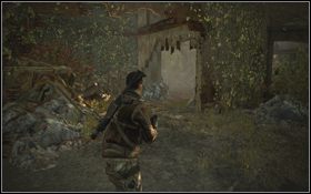 Na końcu drogi przejdź przez przejście w murze [1] znajdujące się z prawej strony - Rozdział 6 - W dziczy (cz.1) | Opis przejścia | Terminator Ocalenie - Terminator: Ocalenie - poradnik do gry