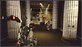 Skręć w prawo i eliminuj kolejne kreatury, które staną Ci na drodze - Etap 4 - Muzeum historii (cz.1) | Opis przejścia Ghostbusters The Video Game - Ghostbusters: The Video Game - poradnik do gry