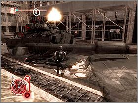 Następnie wyjdź z pojazdu i ruszaj w kierunku gniazda mutantów, cały czas w ubraniu żołnierza - Under The Knife | Opis przejścia Prototype - Prototype - poradnik do gry