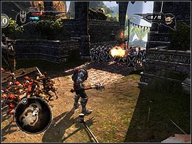 Wróć do dziur, z których możesz przywoływać sługusów - Everlight Town | Zadania główne w Overlord II - Overlord II - poradnik do gry