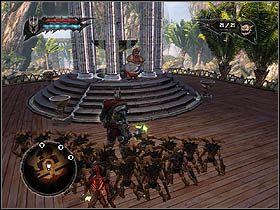 Ekipa po lewej jest w moim odczuciu znacznie twardsza - Everlight Town | Zadania główne w Overlord II - Overlord II - poradnik do gry