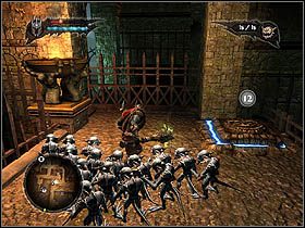 Po raz kolejny wykorzystaj niewidzialność swoich stworków do przemknięcia się między przeciwnikami [6] - Empire Sewers | Zadania główne w Overlord II - Overlord II - poradnik do gry