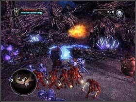 Zwróć uwagę na to, że możesz w tej okolicy wezwać sobie czerwone Miniony - Wasteland Main | Zadania główne w Overlord II - Overlord II - poradnik do gry