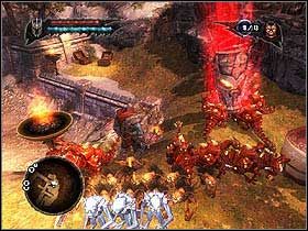 Po lewej i prawej stronie przejścia usadowili się miotacze przeciwnika - Empire Hills | Zadania główne w Overlord II - Overlord II - poradnik do gry