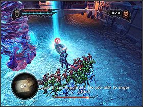 Po rozwaleniu baniek, Devourer przeniesie się na trzeci plac [5] - Empire Palace | Zadania główne w Overlord II - Overlord II - poradnik do gry