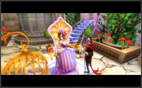 Rozdział rozpoczyna się w komnacie królewskiej, gdzie Gwendolyna, siedząc dumnie na swym tronie #1 , musi podjąć kilka bardzo ważnych decyzji - Akt 3 - Dorwać Basiliusa (cz.1) | Ceville - Ceville - poradnik do gry