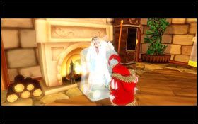 Użyj pokrętła do małej windy na pożywienie #1 , wsadź weń Kółka z wózka bufetowego i ponownie użyj pokrętła - Akt 3 - Dorwać Basiliusa (cz.1) | Ceville - Ceville - poradnik do gry