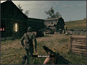 Dalej podążaj za bratem przez podwórko, aż dotrzesz do kolejnego, płonącego budynku - Opis przejścia (1) | Rozdział II | Call of Juarez Więzy Krwi - Call of Juarez: Więzy Krwi - poradnik do gry