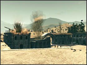 Po zabiciu wszystkich oponentów znajdujących się w pobliżu, opuść świątynię w celu rozprawienia się ze strzelcami na dachu oddalonego budynku - Opis przejścia (2) | Rozdział IV | Call of Juarez Więzy Krwi - Call of Juarez: Więzy Krwi - poradnik do gry