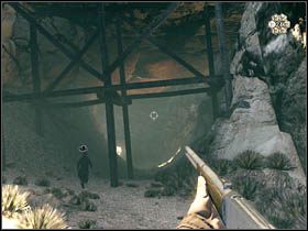 Będąc na szczycie, znów trafisz na ląd i po raz kolejny zmuszony zostaniesz do przejścia przez jaskinie - Opis przejścia (2) | Rozdział V | Call of Juarez Więzy Krwi - Call of Juarez: Więzy Krwi - poradnik do gry