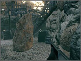 Ostatni ukrył się tuż przed końcem etapu, podczas ostatniej wymiany ognia - Sekrety | Rozdział V | Call of Juarez Więzy Krwi - Call of Juarez: Więzy Krwi - poradnik do gry