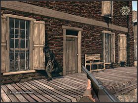 W chwili, gdy opryszki przejdą do historii, podążaj za bratem w kierunku wejścia do więzienia - Opis przejścia (1) | Rozdział VII | Call of Juarez Więzy Krwi - Call of Juarez: Więzy Krwi - poradnik do gry