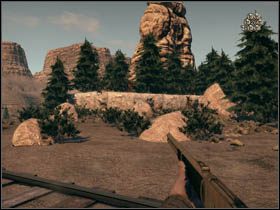 Po pokonaniu pierwszej fali nieprzyjaciół, zostaniesz poproszony o przejście do drugiej części placu bodowy [sekret] - Opis przejścia (2) | Rozdział VIII | Call of Juarez Więzy Krwi - Call of Juarez: Więzy Krwi - poradnik do gry